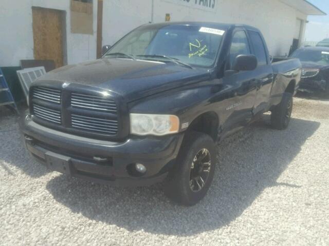 3D3KU28D84G148745 - 2004 DODGE RAM 2500 S BLACK photo 2