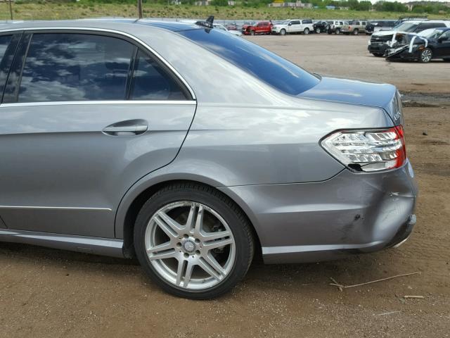 WDDHF8HBXBA304753 - 2011 MERCEDES-BENZ E 350 4MAT SILVER photo 9