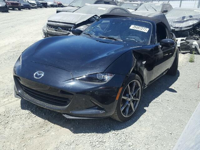 JM1NDAD72G0115880 - 2016 MAZDA MX-5 MIATA BLACK photo 2