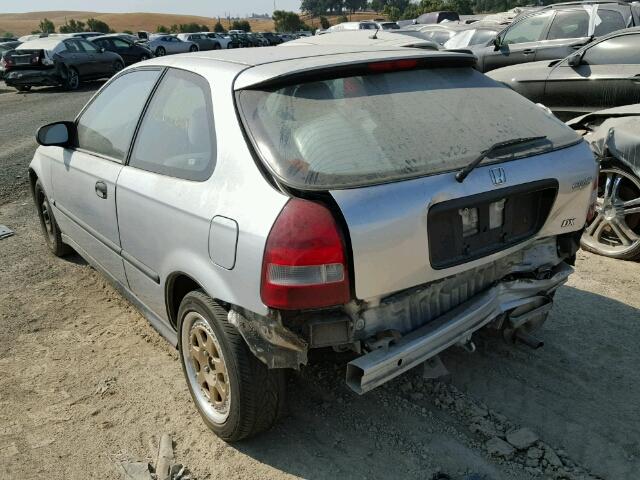 2HGEJ6342YH107354 - 2000 HONDA CIVIC DX SILVER photo 3