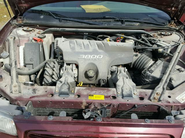 2G4WB55K511317818 - 2001 BUICK REGAL LS 栗色 照片 7