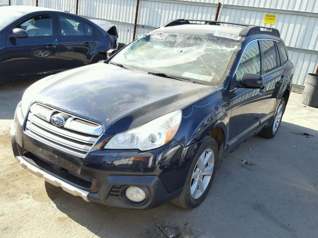 4S4BRDKC1D2289702 - 2013 SUBARU OUTBACK 3. BLUE photo 2