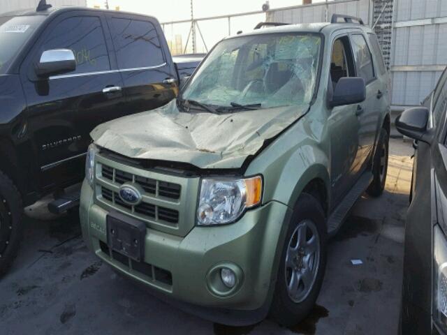 1FMCU49379KA51613 - 2009 FORD ESCAPE HYB GREEN photo 2