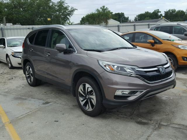 5J6RM3H91GL010703 - 2016 HONDA CR-V TOURI BROWN photo 1