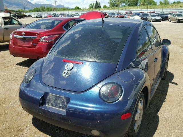 3VWCP21CX1M444317 - 2001 VOLKSWAGEN NEW BEETLE 蓝色 照片 4