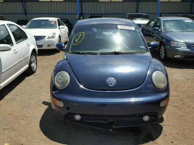 3VWCP21CX1M444317 - 2001 VOLKSWAGEN NEW BEETLE 蓝色 照片 9
