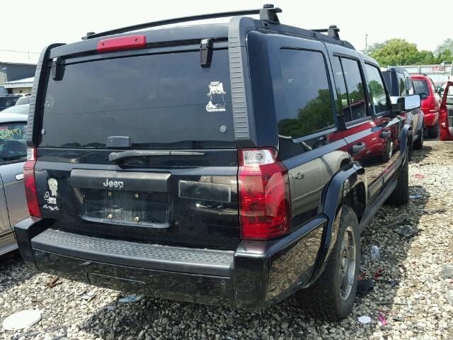 1J8HG48N46C129946 - 2006 JEEP COMMANDER BLACK photo 4