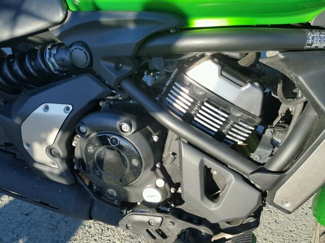 JKAENEB14FDA03007 - 2015 KAWASAKI EN650 B GREEN photo 7