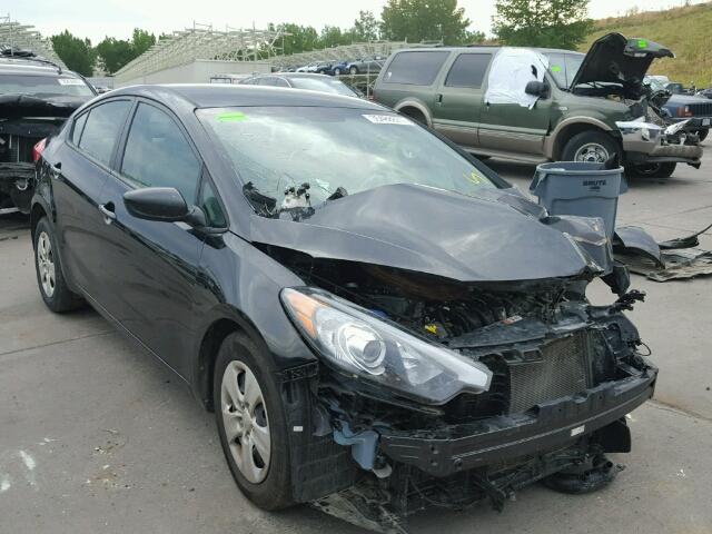 KNAFK4A62F5381521 - 2015 KIA FORTE LX BLACK photo 1