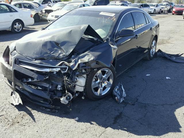 1G1ZB5E05CF222910 - 2012 CHEVROLET MALIBU LS BLACK photo 2