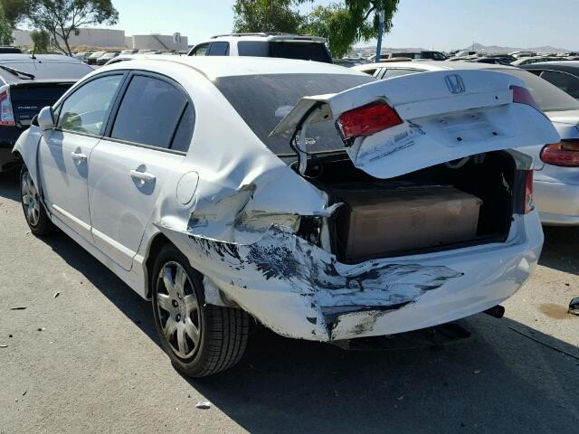 1HGFA16576L097769 - 2006 HONDA CIVIC LX Blanco foto 3