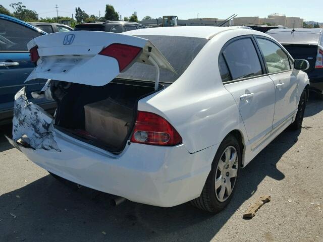 1HGFA16576L097769 - 2006 HONDA CIVIC LX Blanco foto 4