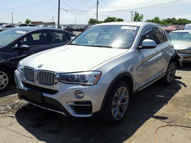 5UXXW3C51F0M87433 - 2015 BMW X4 XDRIVE2 SILVER photo 2