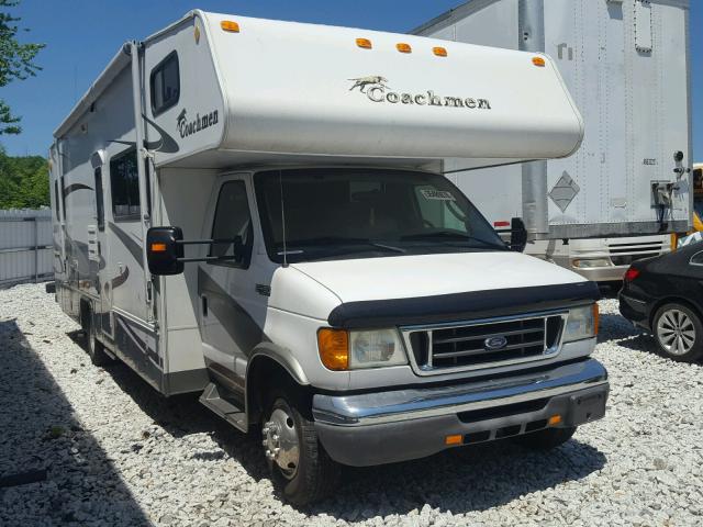 1FDXE45S24HB17941 - 2005 COACH MOTORHOME WHITE photo 1