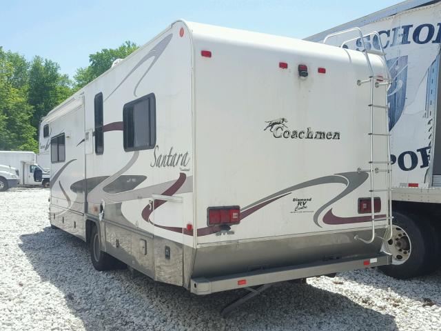 1FDXE45S24HB17941 - 2005 COACH MOTORHOME WHITE photo 3