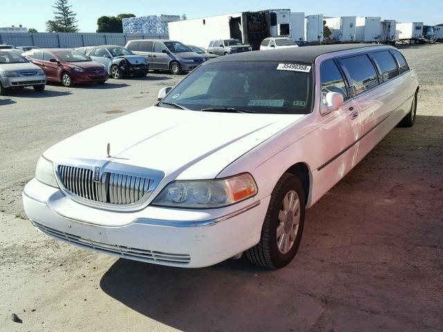 1L1FM88W95Y652627 - 2005 LINCOLN LUXURY WHITE photo 2