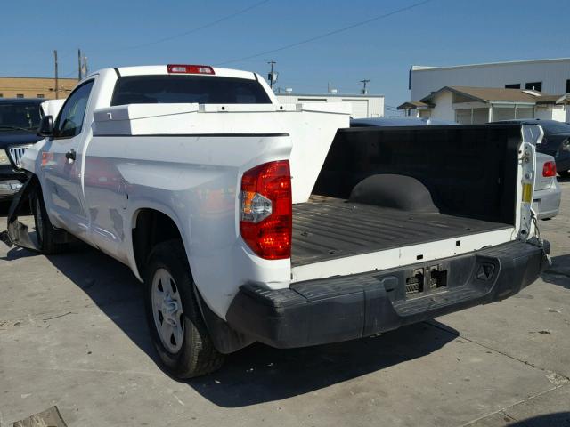 5TFNU5F11EX031120 - 2014 TOYOTA TUNDRA SR WHITE photo 3