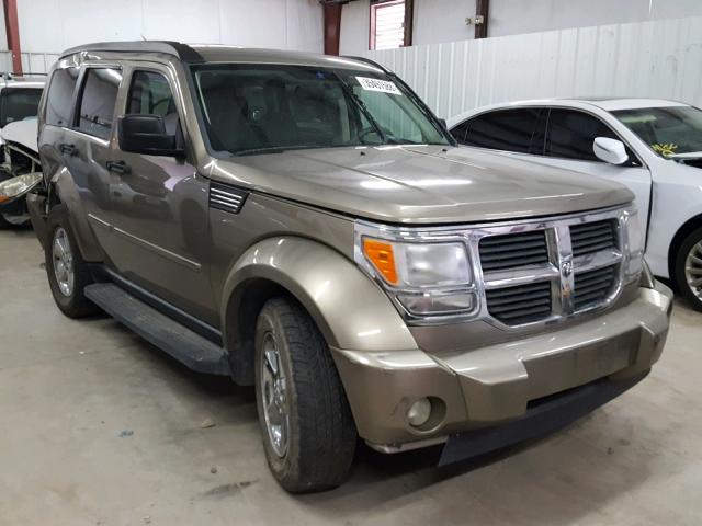 1D8GU58K77W555753 - 2007 DODGE NITRO SLT GOLD photo 1