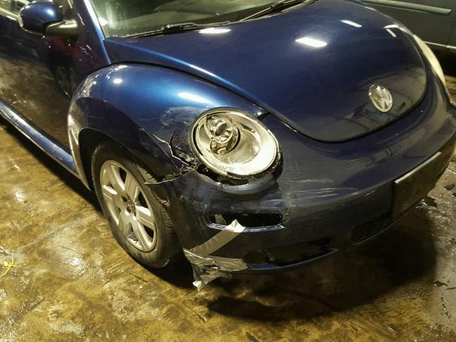 3VWRW31C76M417750 - 2006 VOLKSWAGEN NEW BEETLE 蓝色 照片 9