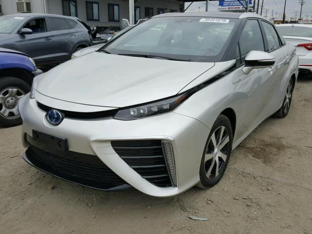 JTDBVRBDXGA000977 - 2016 TOYOTA MIRAI SILVER photo 2