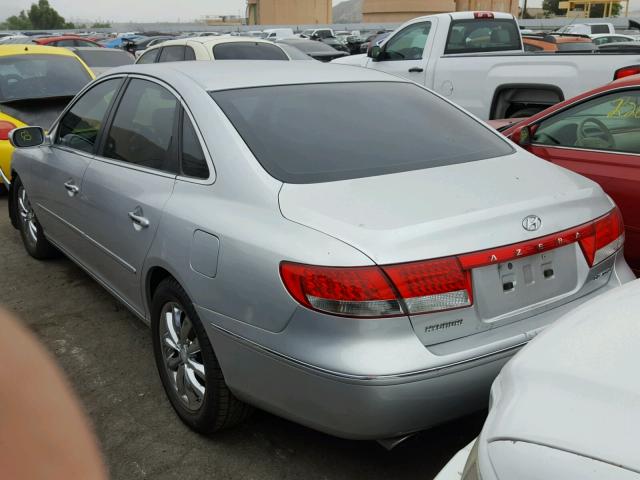 KMHFC46F07A154633 - 2007 HYUNDAI AZERA SE SILVER photo 3