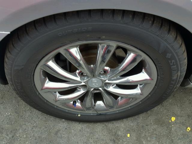 KMHFC46F07A154633 - 2007 HYUNDAI AZERA SE SILVER photo 9