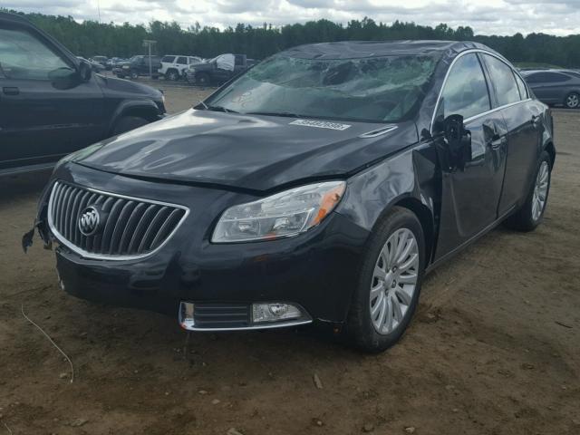 2G4GS5EV8D9248093 - 2013 BUICK REGAL PREM BLACK photo 2