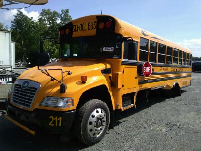 1BAKCCSA2JF341822 - 2018 BLUE BIRD SCHOOL BUS YELLOW photo 2