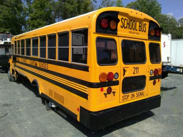 1BAKCCSA2JF341822 - 2018 BLUE BIRD SCHOOL BUS YELLOW photo 3