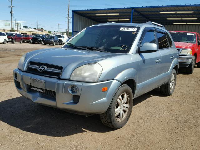 KM8JN72D46U328310 - 2006 HYUNDAI TUCSON GLS TEAL photo 2