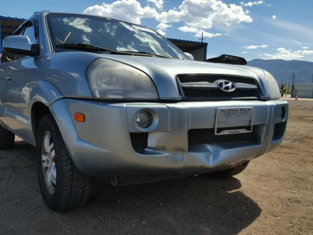 KM8JN72D46U328310 - 2006 HYUNDAI TUCSON GLS TEAL photo 9