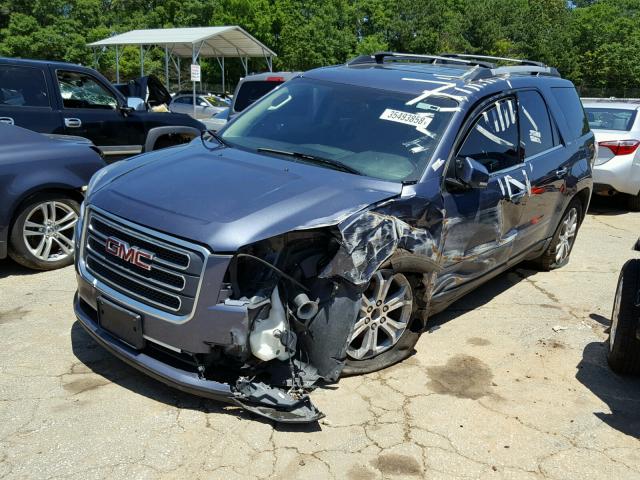 1GKKVRKD9DJ235774 - 2013 GMC ACADIA SLT ნაცრისფერი ფოტო 2