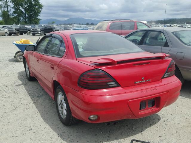 1G2NF52E74M589139 - 2004 PONTIAC GRAND AM S RED photo 3
