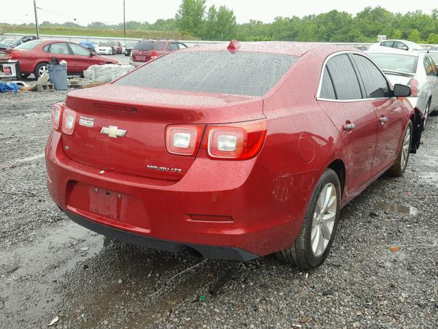 1G11H5SL9EF246236 - 2014 CHEVROLET MALIBU LTZ 红色 照片 4