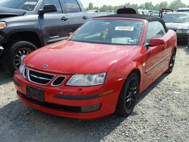 YS3FD79Y666008053 - 2006 SAAB 9-3 BASE RED photo 2