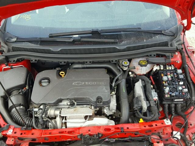 1G1BF5SM5H7228947 - 2017 CHEVROLET CRUZE PREM RED photo 7