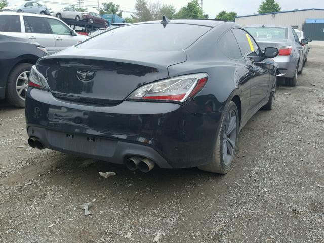 KMHHT6KD9AU035297 - 2010 HYUNDAI GENESIS CO BLACK photo 4