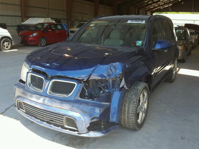 2CKDL537086318551 - 2008 PONTIAC TORRENT GX BLUE photo 2