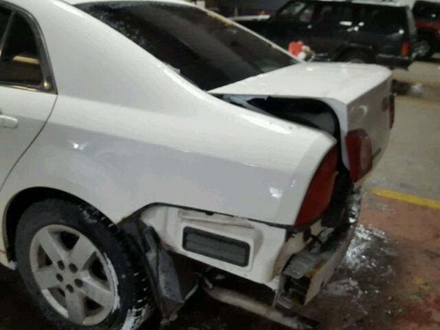1G1ZG57B784265650 - 2008 CHEVROLET MALIBU LS თეთრი ფოტო 9