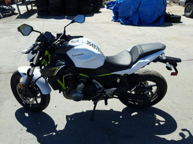 JKAEREG18HDA01311 - 2017 KAWASAKI ER650 G WHITE photo 6