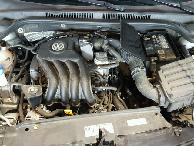 3VW1K7AJ9EM443019 - 2014 VOLKSWAGEN JETTA BASE Արծաթագույն լուսանկար 7