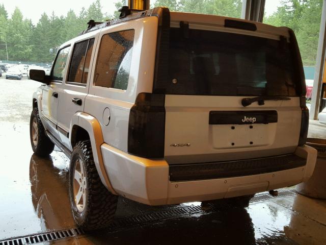 1J8HG48N26C157826 - 2006 JEEP COMMANDER SILVER photo 3