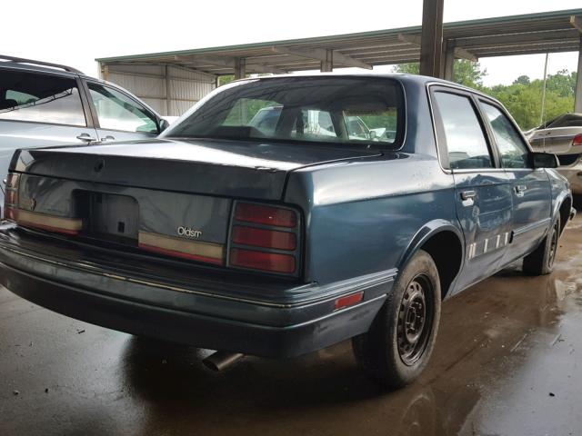 1G3AG54N5P6377787 - 1993 OLDSMOBILE CUTLASS CI BLUE photo 4