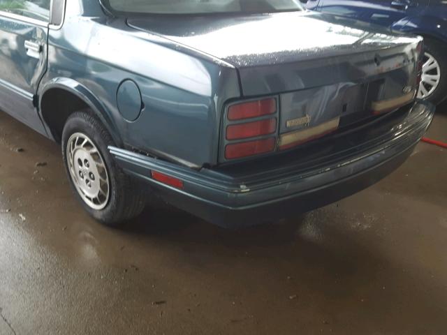 1G3AG54N5P6377787 - 1993 OLDSMOBILE CUTLASS CI BLUE photo 9