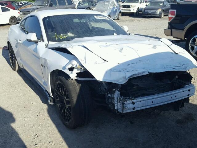 1FA6P8CF6H5213219 - 2017 FORD MUSTANG GT WHITE photo 1