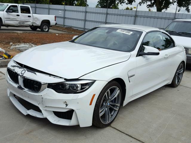 WBS3U9C59GP968668 - 2016 BMW M4 WHITE photo 2