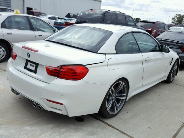 WBS3U9C59GP968668 - 2016 BMW M4 WHITE photo 4