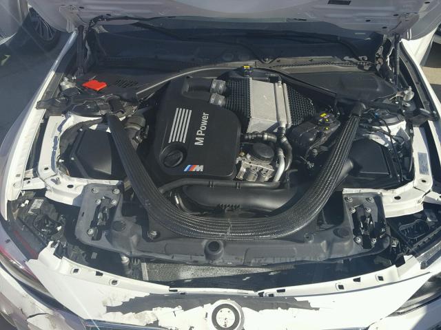 WBS3U9C59GP968668 - 2016 BMW M4 WHITE photo 7