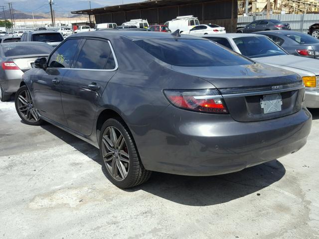 YS3GN4AR3B4001488 - 2011 SAAB 9-5 TURBO GRAY photo 3