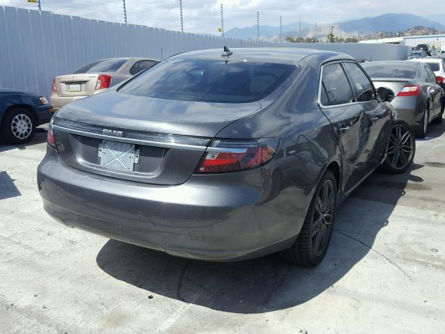 YS3GN4AR3B4001488 - 2011 SAAB 9-5 TURBO GRAY photo 4